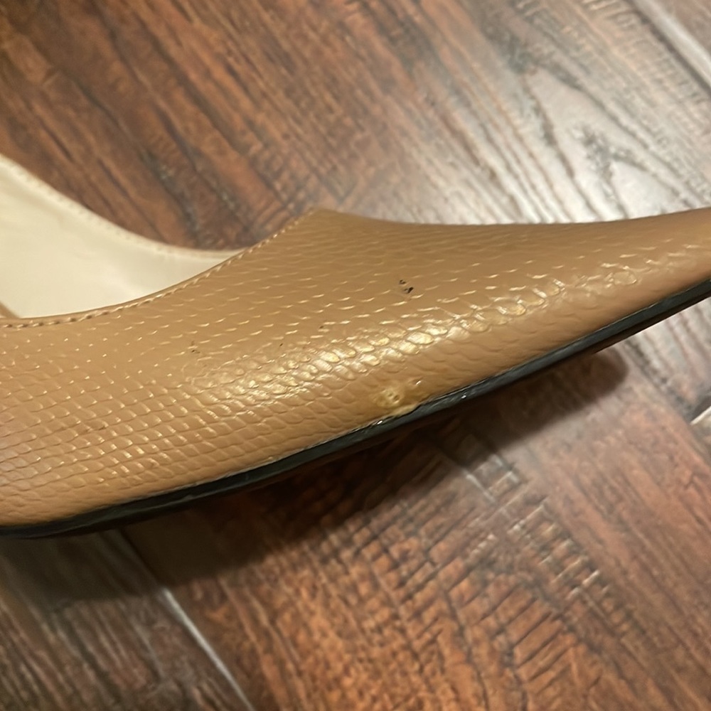 Cabrizi tan/gold heels size 8.5 - Picture 6 of 9